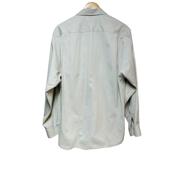 Joseph Abboud Men's Button Down Dress Shirt  Medium  Beige‎ - Picture 10 of 10